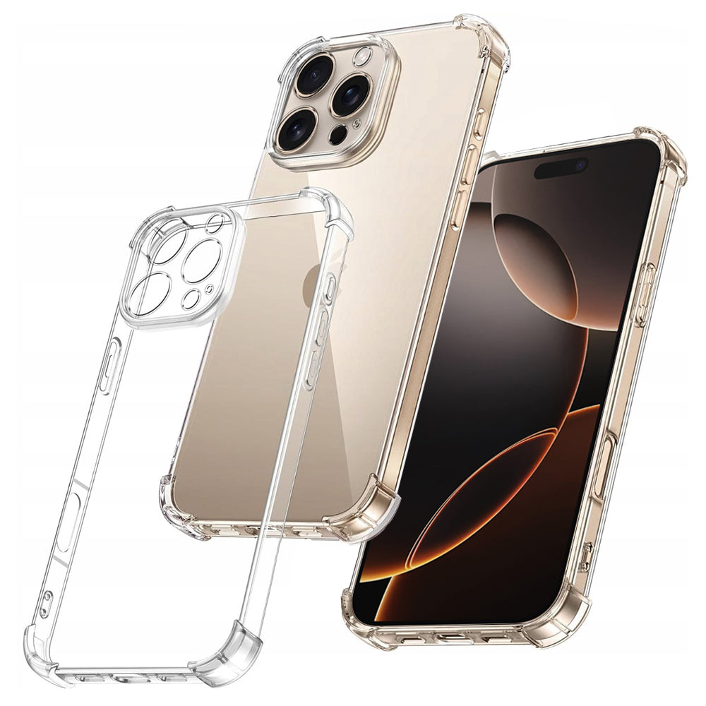 Funda para Apple iPhone 16 Pro, Techsuit, Transparente a prueba de golpes