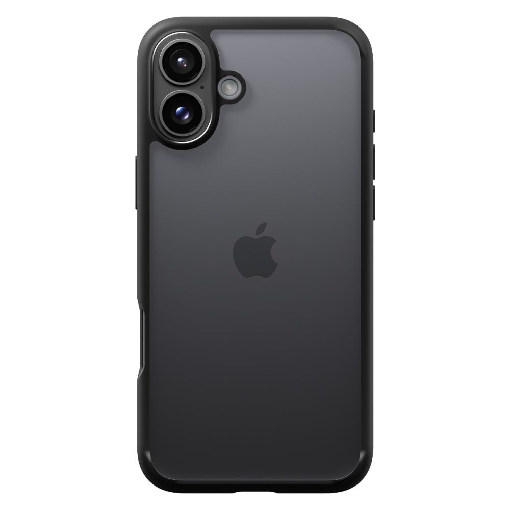 Funda para Apple iPhone 16, Spigen, Ultra Hybrid, Negra Mate ACS08201