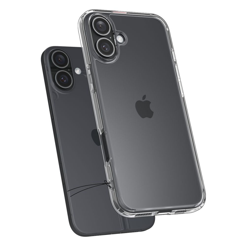 Funda para Apple iPhone 16, Spigen, Ultra Hybrid, Transparente ACS08197