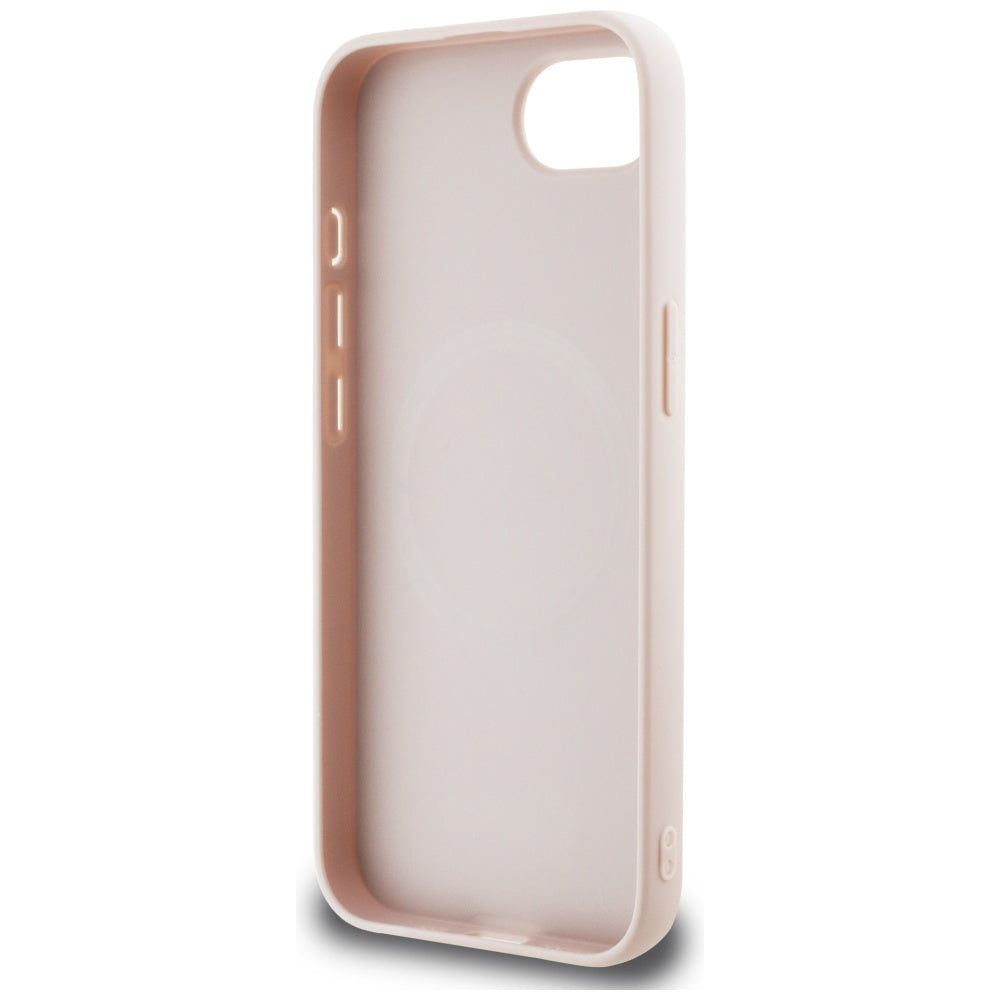 Funda para Apple iPhone 17e / 16e, Guess, 4G Script Logo, Rosa