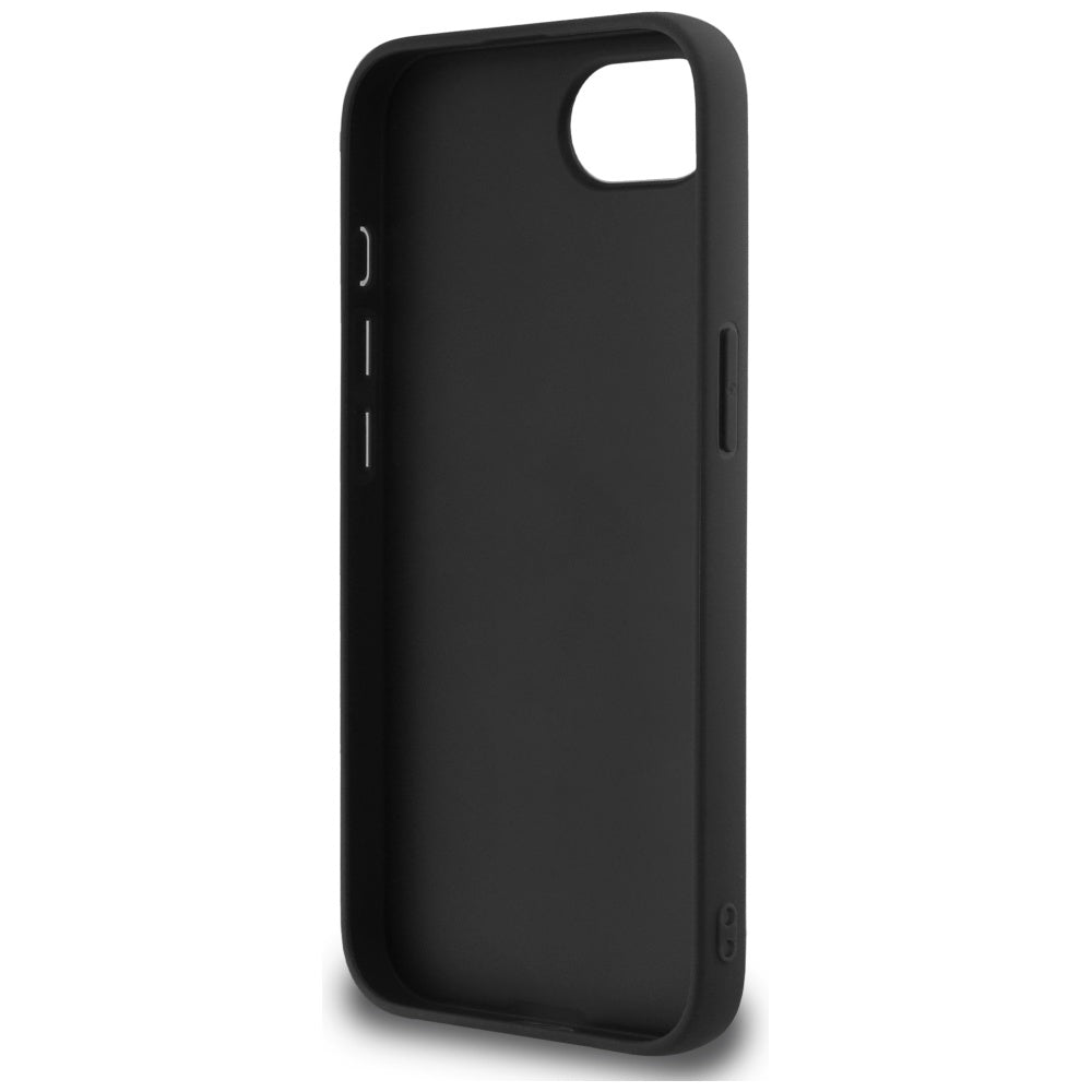 Funda para Apple iPhone 17e / 16e, Guess, Fixed Glitter Big 4G, Negra