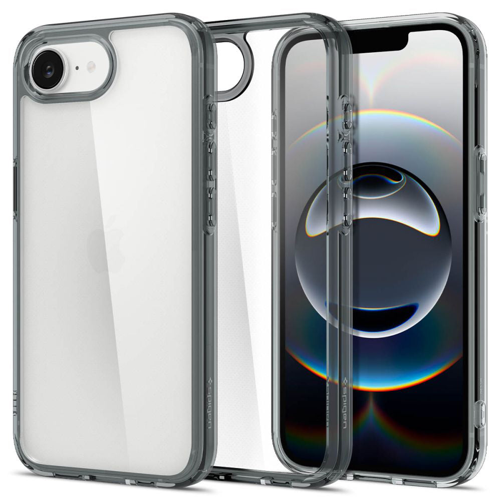Funda para Apple iPhone 17e / 16e, Spigen, Ultra Hybrid, Ahumado ACS09531