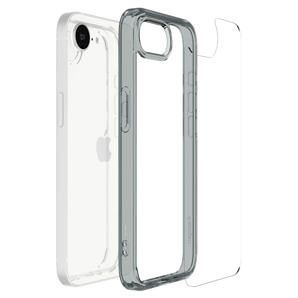 Funda para Apple iPhone 17e / 16e, Spigen, Ultra Hybrid, Ahumado ACS09531