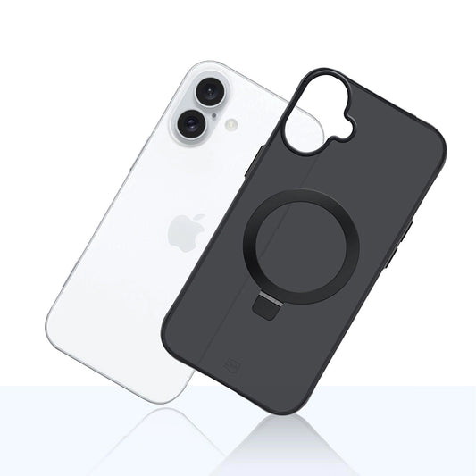 Funda para Apple iPhone 17, 3MK, Smoke MagStand, Negra