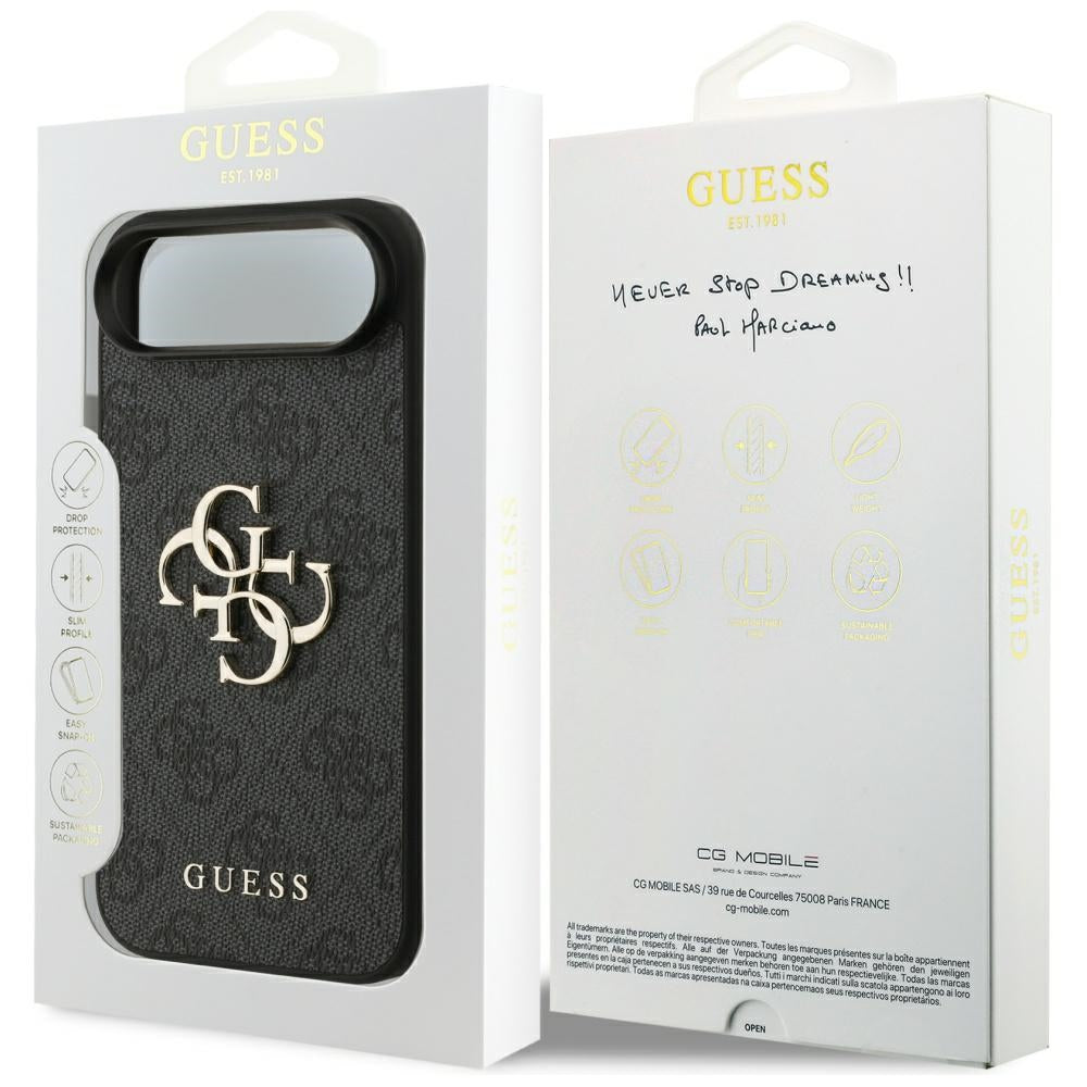 Funda para Apple iPhone 17 Air, Guess, 4G Big Logo, Negra