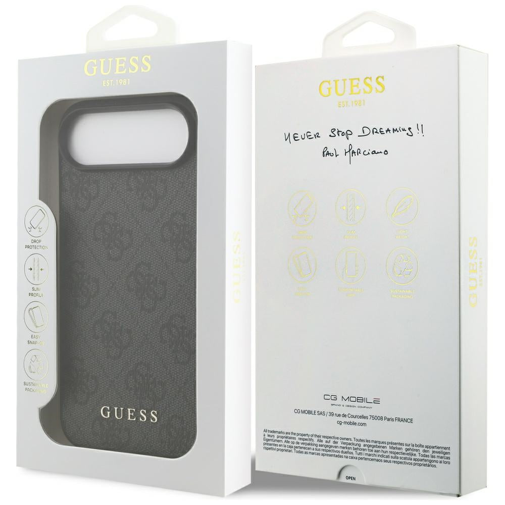 Funda para Apple iPhone 17 Air, Guess, 4G Classic, Negra