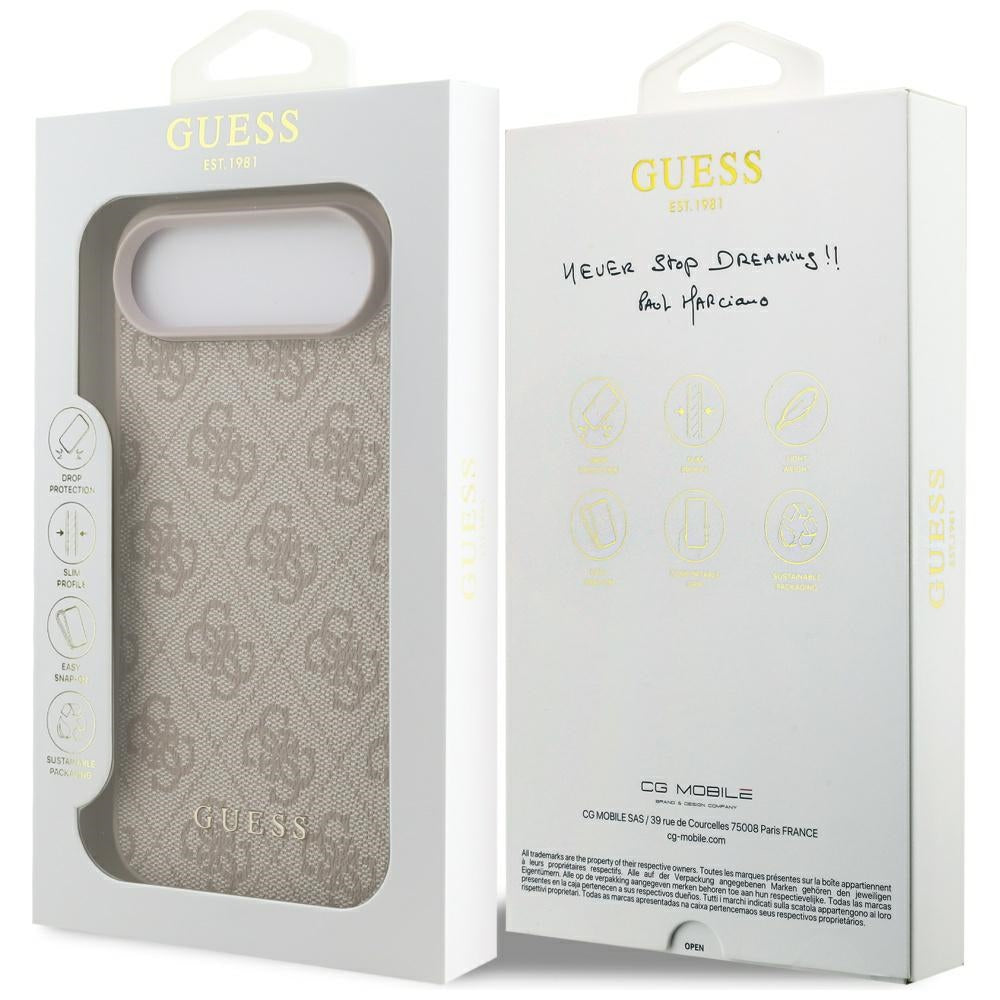 Funda para Apple iPhone 17 Air, Guess, 4G Classic, Rosa.