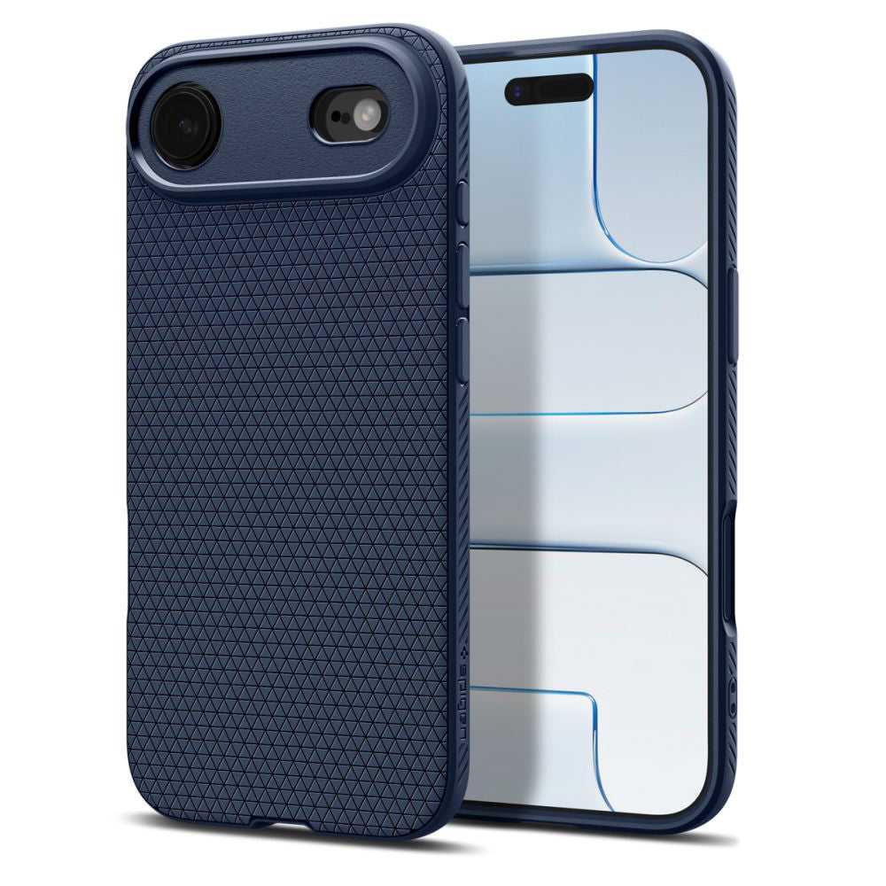 Funda para Apple iPhone 17 Air, Spigen, Liquid Air, Azul Marino ACS10303