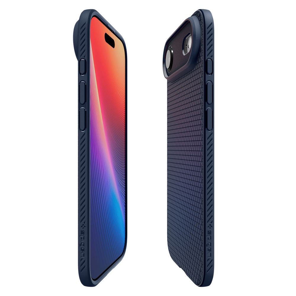 Funda para Apple iPhone 17 Air, Spigen, Liquid Air, Azul Marino ACS10303