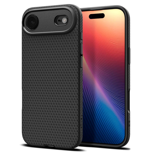 Funda para Apple iPhone 17 Air, Spigen, Liquid Air, Negra Mate