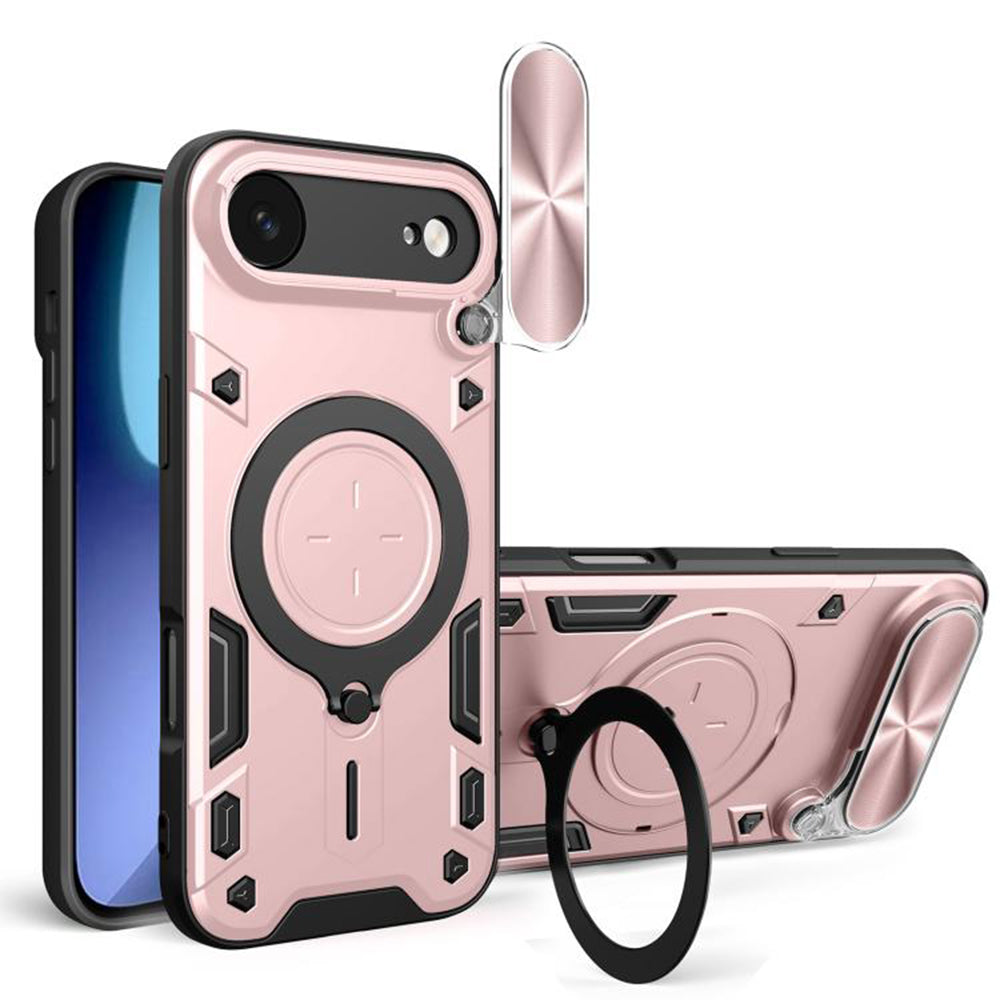 Funda para Apple iPhone 17 Air, Techsuit, CamGuard Pro, Rosa Dorada