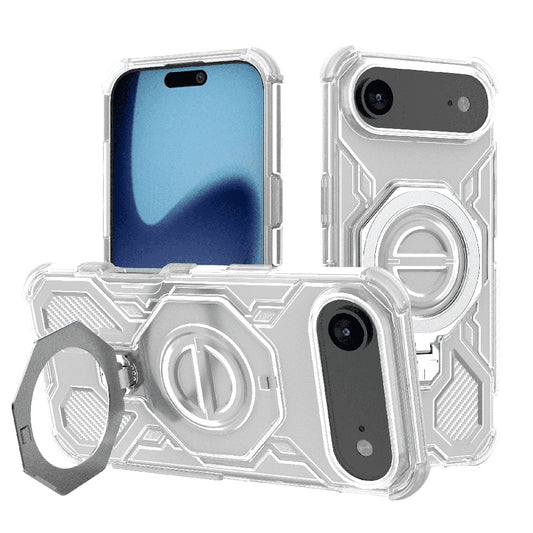 Funda para Apple iPhone 17 Air, Techsuit, Carbon Shield Pro, Blanca.