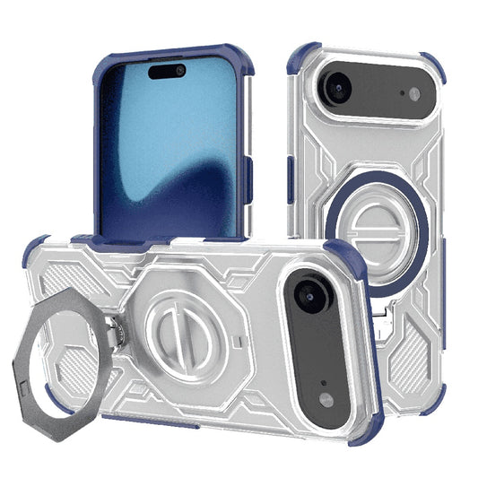 Funda para Apple iPhone 17 Air, Techsuit, Carbon Shield Pro, Azul.
