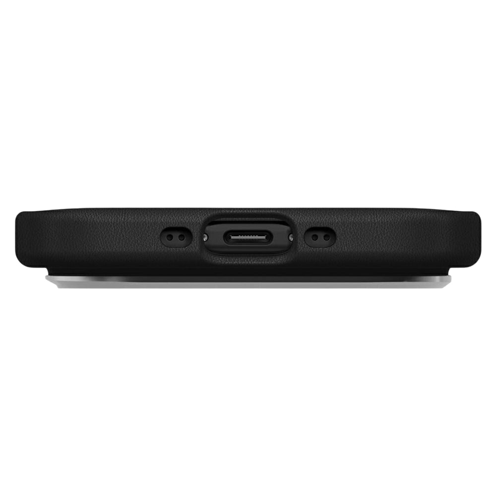 Funda para Apple iPhone 17 Air, UNIQ, Lyden Leatherette, Negra