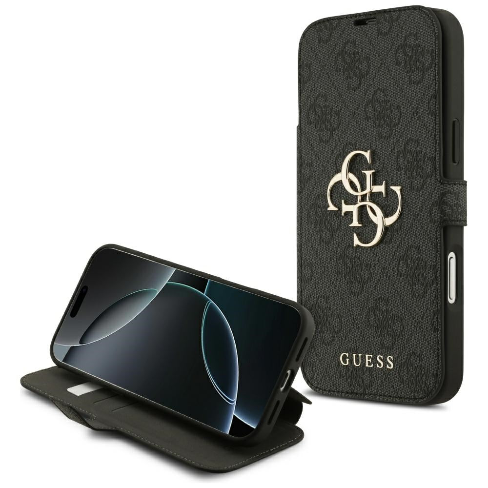 Funda para Apple iPhone 17, Guess, 4G Metal Logo, Negra
