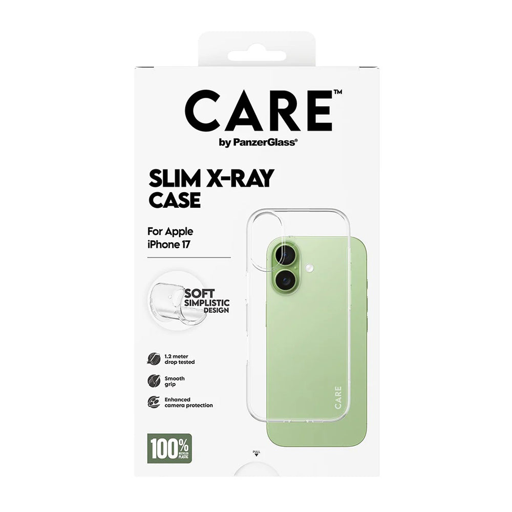 Funda para Apple iPhone 17, PanzerGlass, Care Fashionable X-ray, Transparente