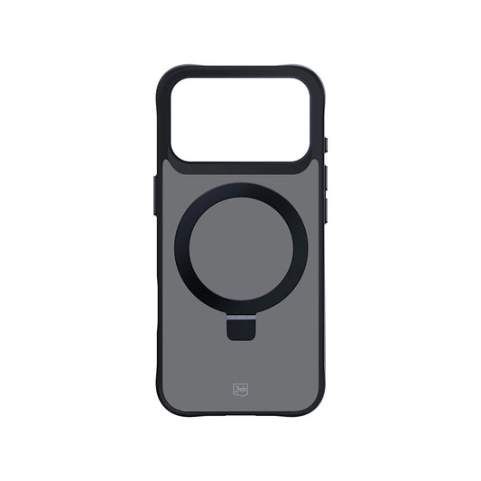 Funda para Apple iPhone 17 Pro, 3MK, Smoke MagStand, Negra