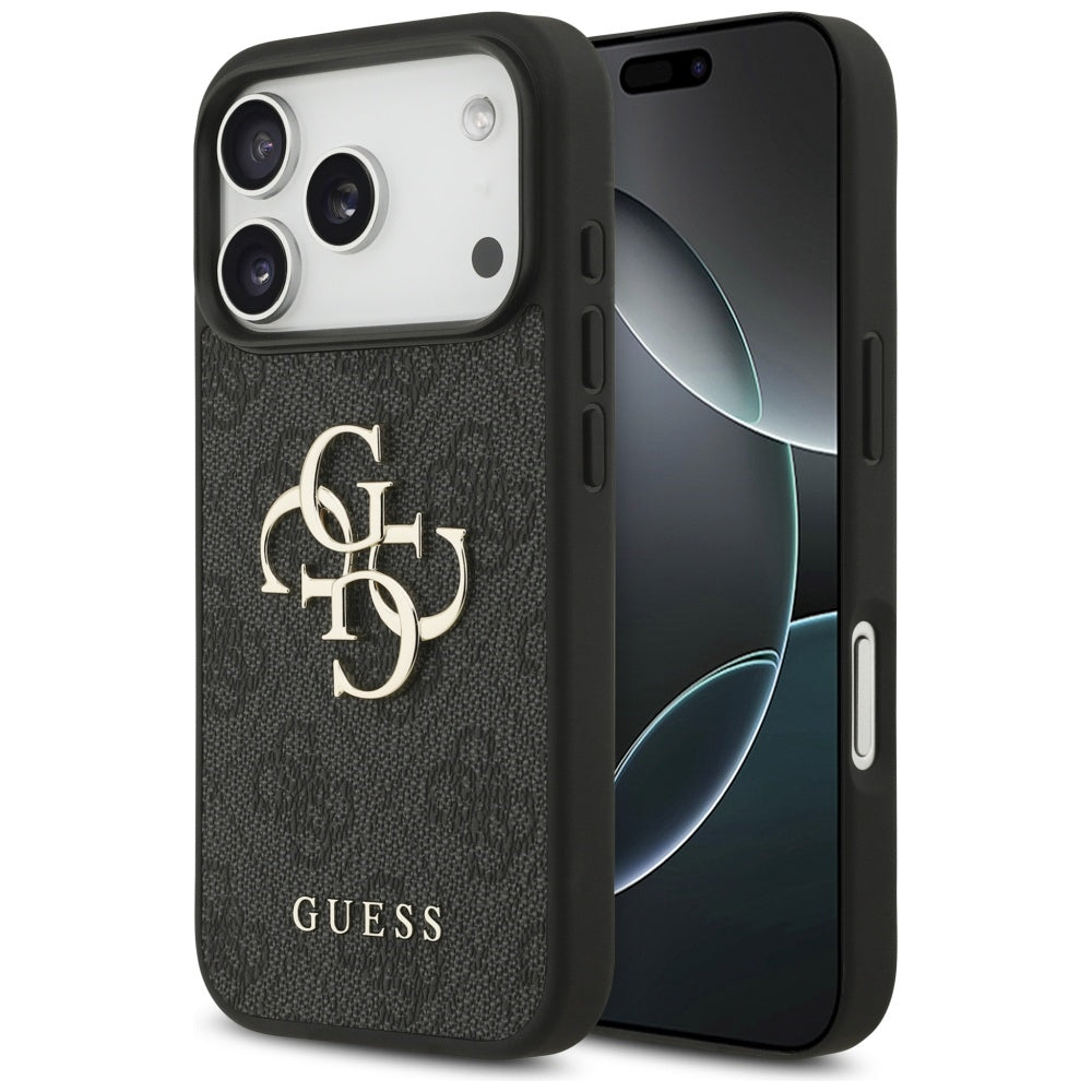Funda para Apple iPhone 17 Pro, Guess, 4G Big Logo, Negra