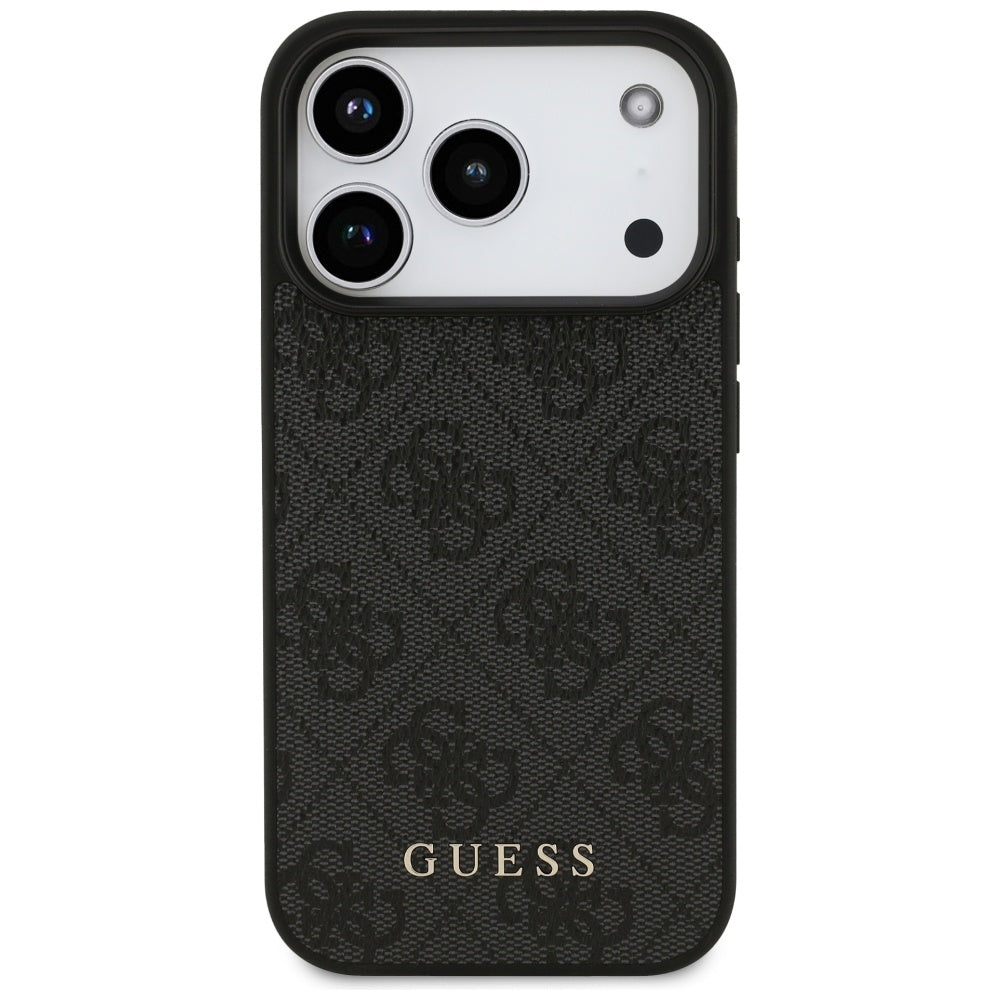 Funda para Apple iPhone 17 Pro, Guess, 4G Classic, Negra