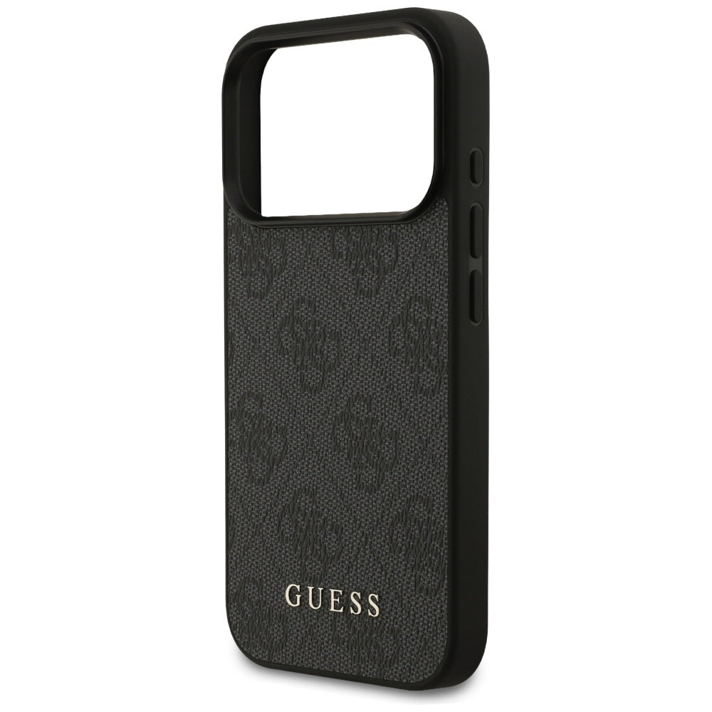 Funda para Apple iPhone 17 Pro, Guess, 4G Classic, Negra