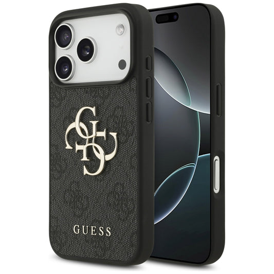 Funda para Apple iPhone 17 Pro Max, Guess, 4G Big Logo, Negra