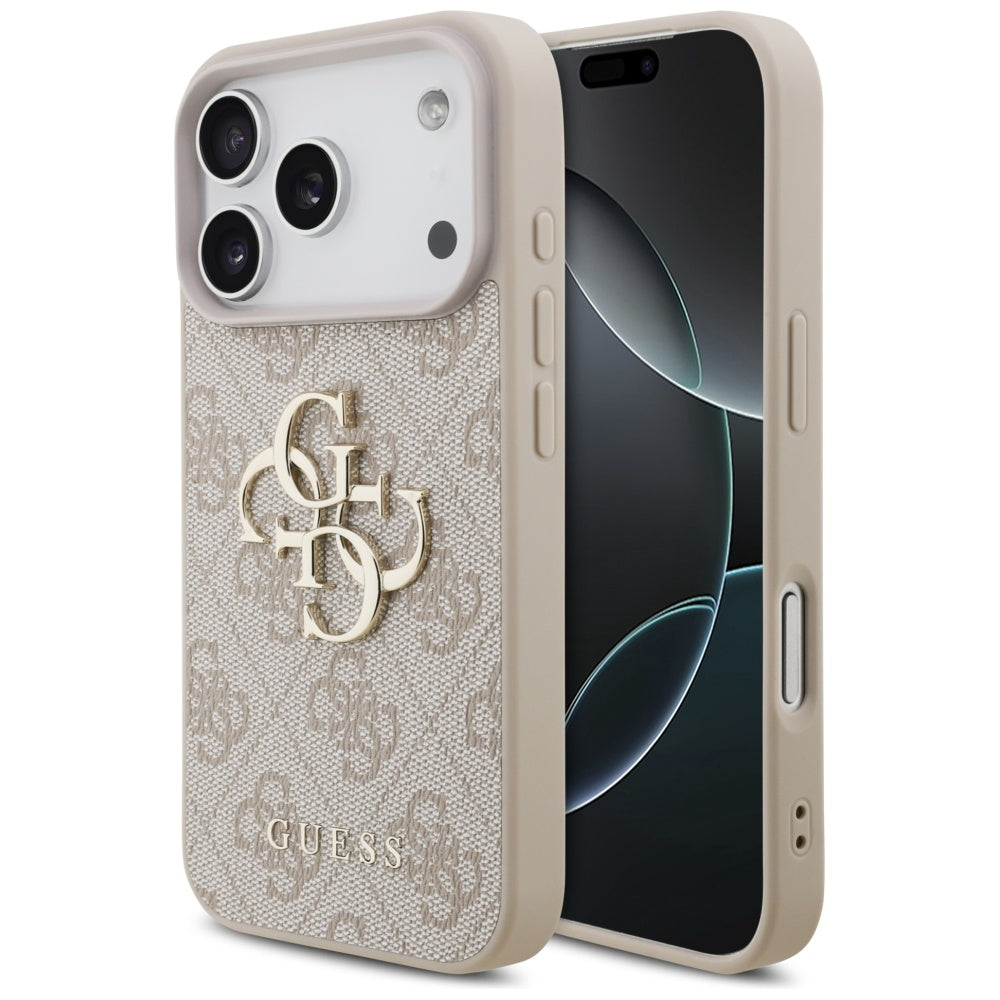 Funda para Apple iPhone 17 Pro Max, Guess, 4G Big Logo, Rosa.