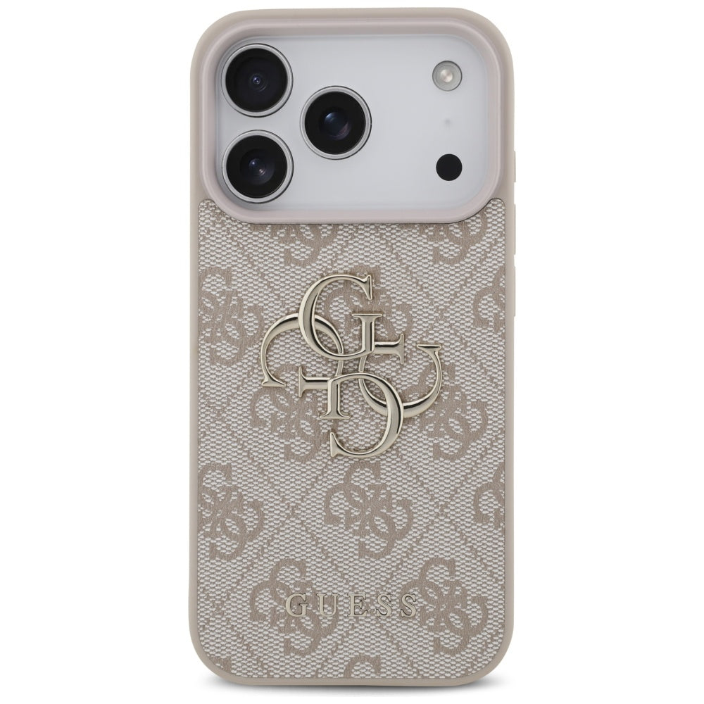 Funda para Apple iPhone 17 Pro Max, Guess, 4G Big Logo, Rosa.