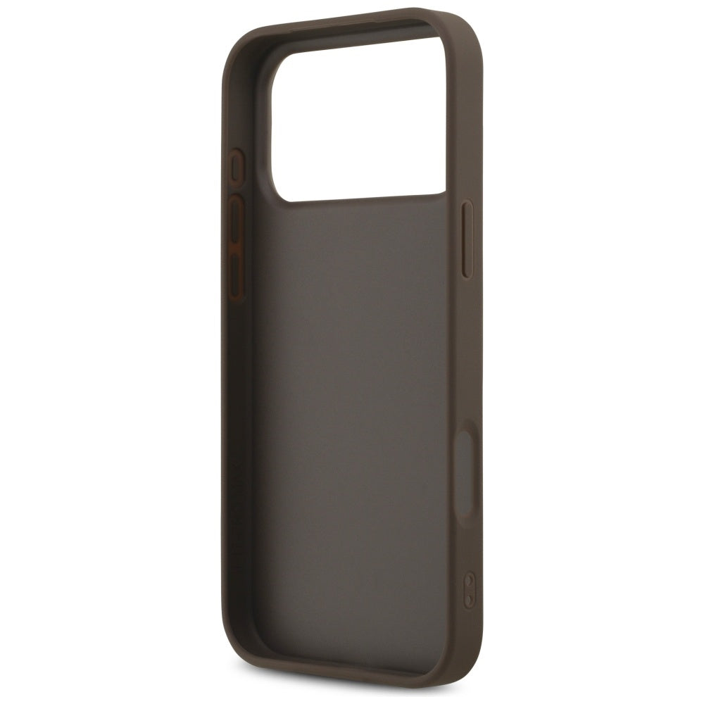 Funda para Apple iPhone 17 Pro Max, Guess, 4G Classic, Marrón.