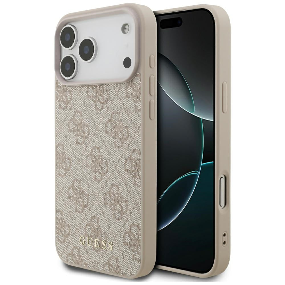 Case for Apple iPhone 17 Pro Max, Guess, 4G Classic, Pink