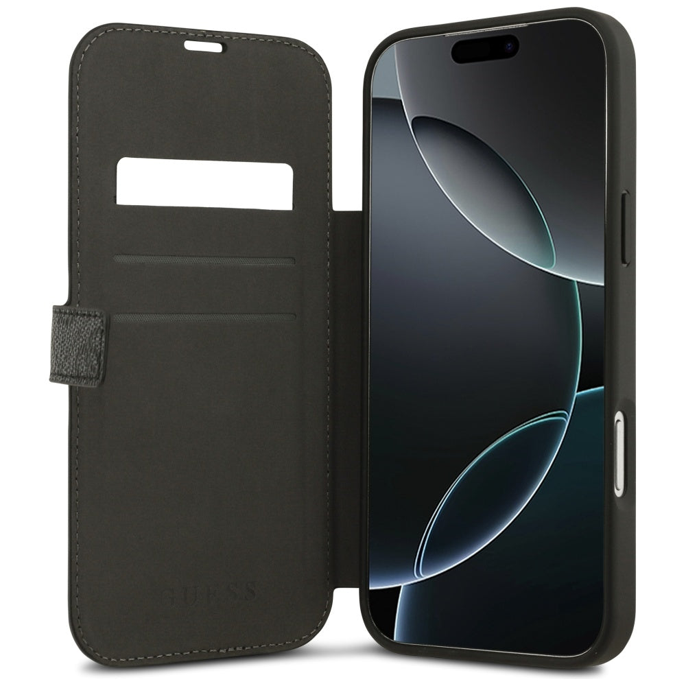 Funda para Apple iPhone 17 Pro Max, Guess, 4G Metal Logo, Negra