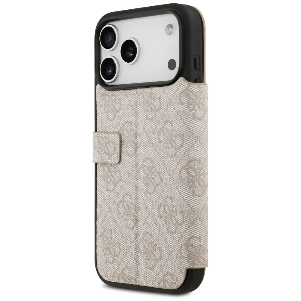 Funda para Apple iPhone 17 Pro Max, Guess, 4G Metal Logo, Rosa.
