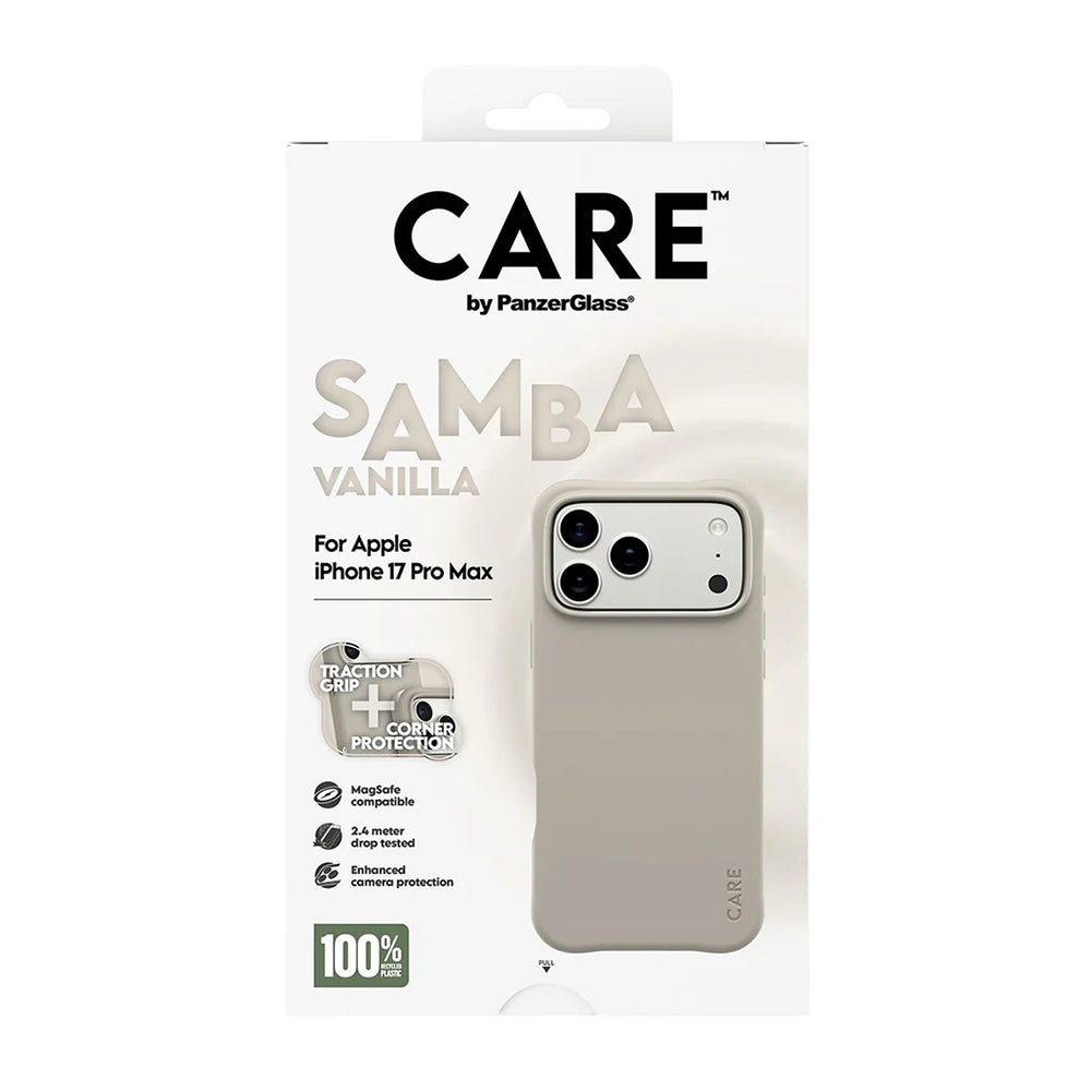 Funda para Apple iPhone 17 Pro Max, PanzerGlass, Care Fashionable, Beige