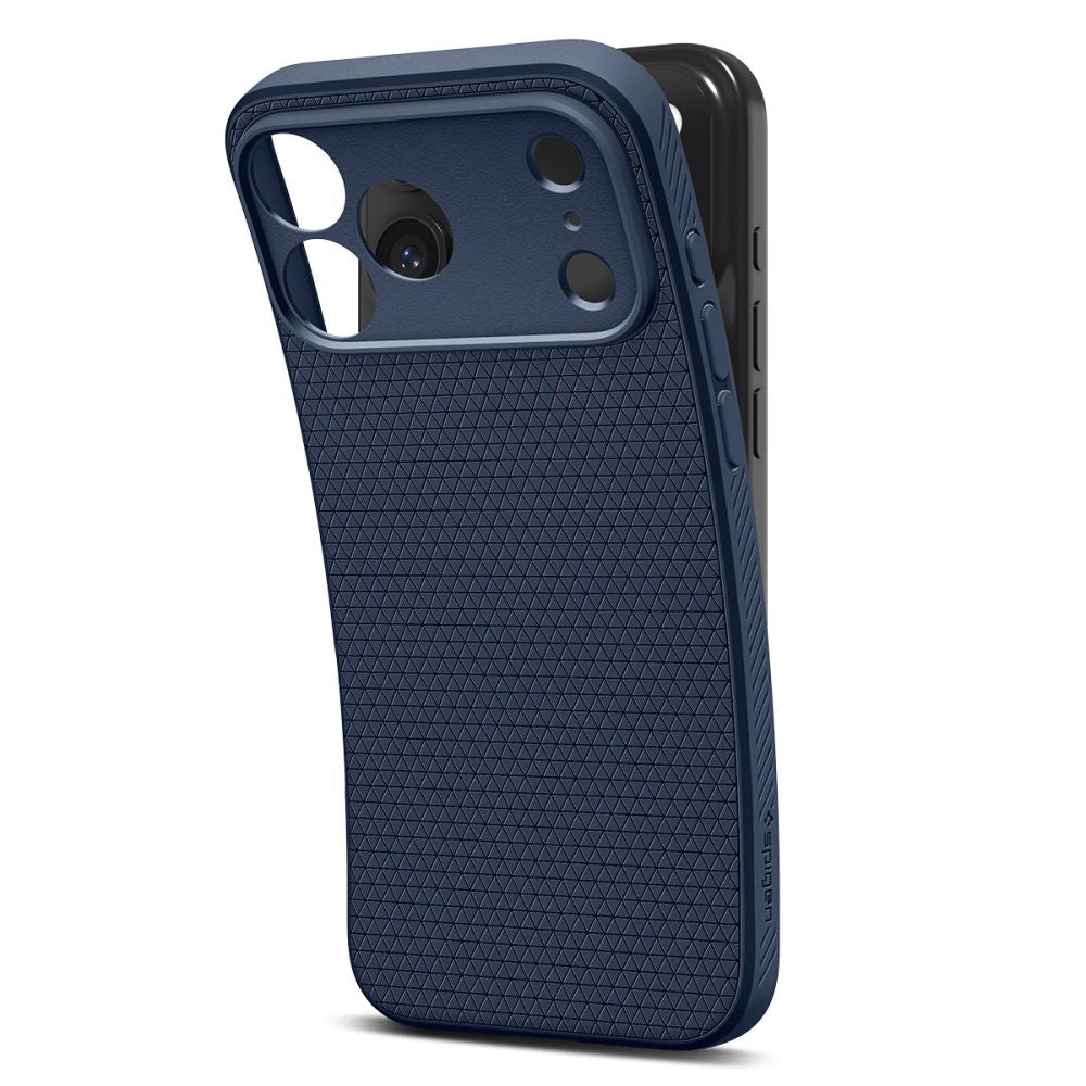 Funda para Apple iPhone 17 Pro Max, Spigen, Liquid Air, Azul Marino ACS10266