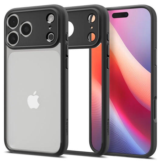 Funda para Apple iPhone 17 Pro Max, Spigen, Ultra Hybrid, Negra Mate