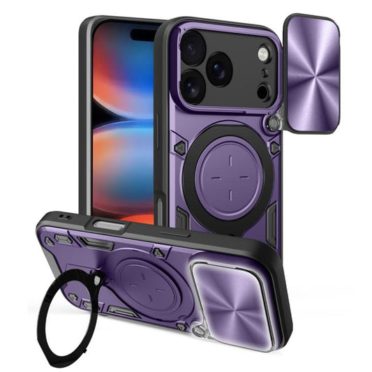 Funda para Apple iPhone 17 Pro Max, Techsuit, CamGuard Pro, Morado