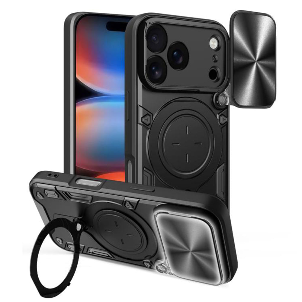 Funda para Apple iPhone 17 Pro Max, Techsuit, CamGuard Pro, Negra