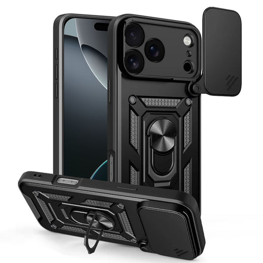 Funda para Apple iPhone 17 Pro Max, Techsuit, CamShield, Negra