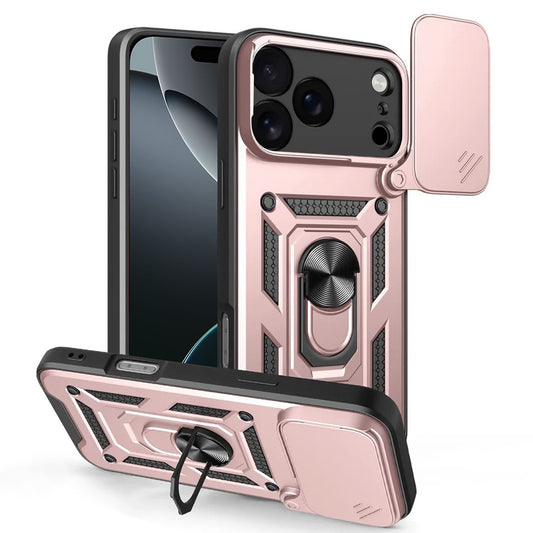 Funda para Apple iPhone 17 Pro Max, Techsuit, CamShield, Rosa