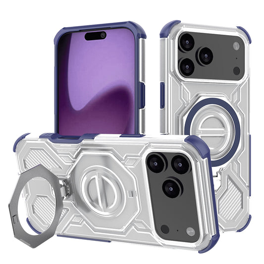 Funda para Apple iPhone 17 Pro Max, Techsuit, Carbon Shield Pro, Azul.