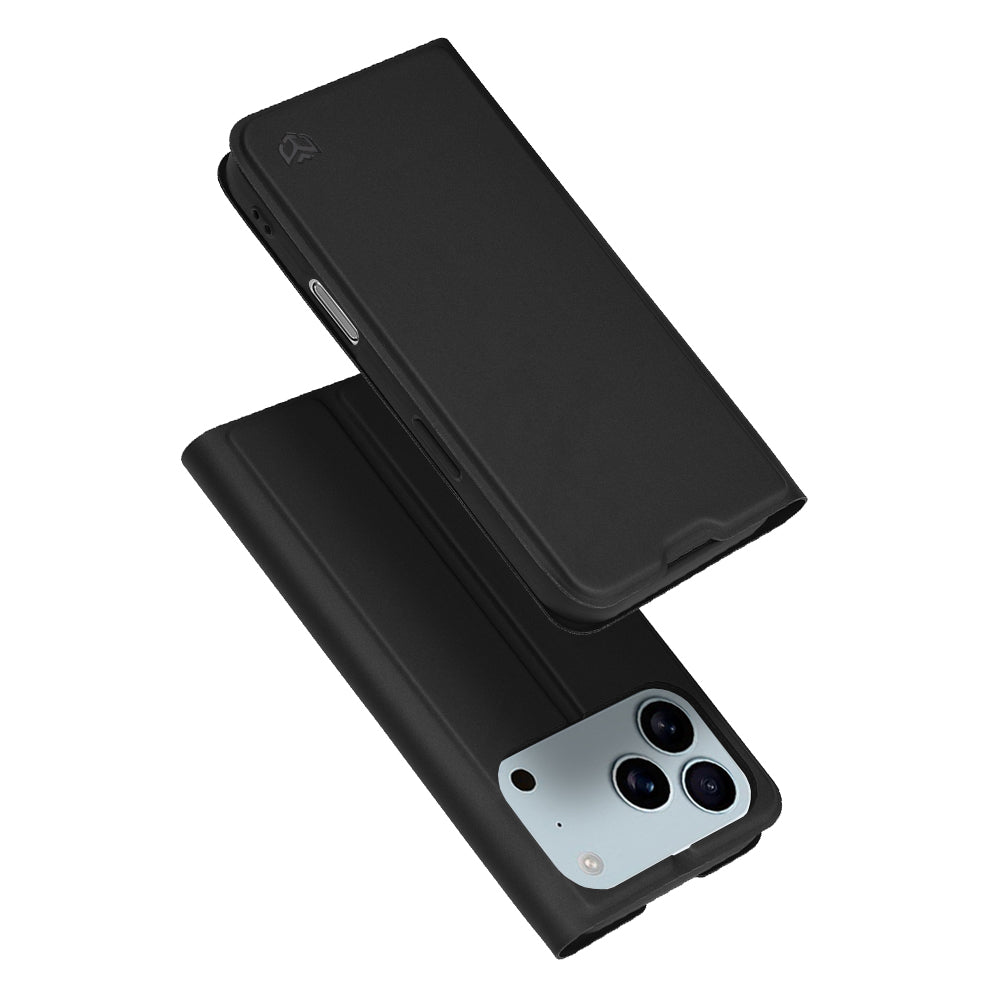 Funda para Apple iPhone 17 Pro Max, Techsuit, Magskin Book, Negra