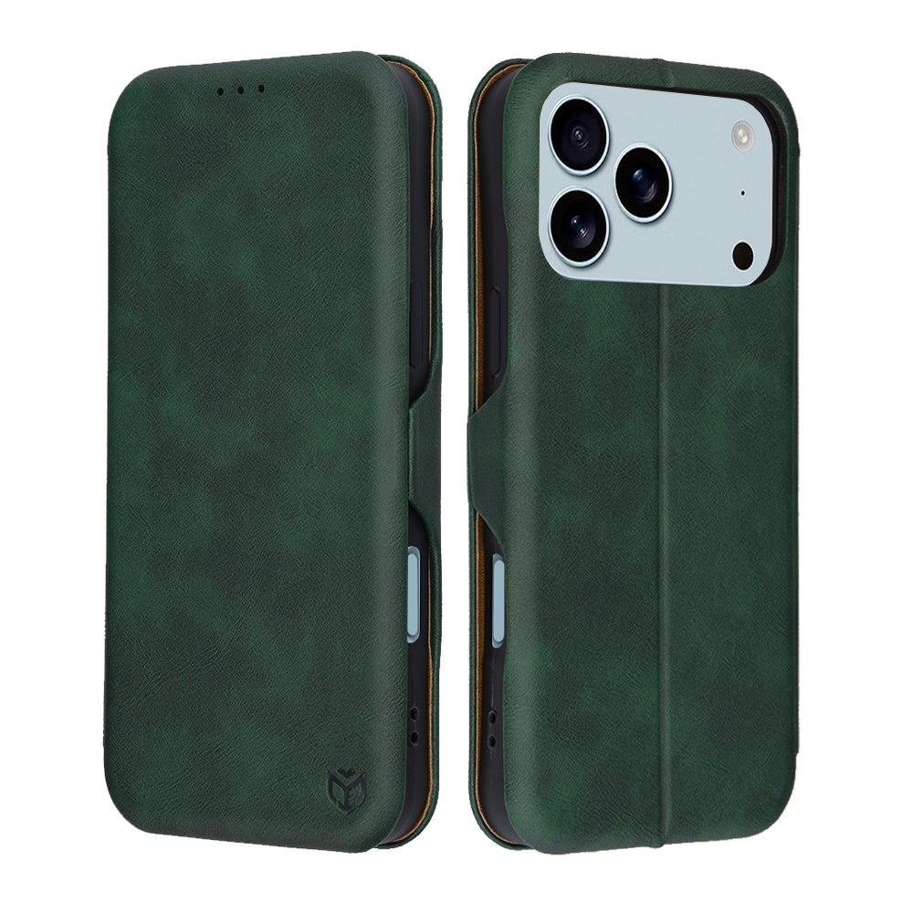 Funda para Apple iPhone 17 Pro Max, Techsuit, Safe Wallet Plus, Verde