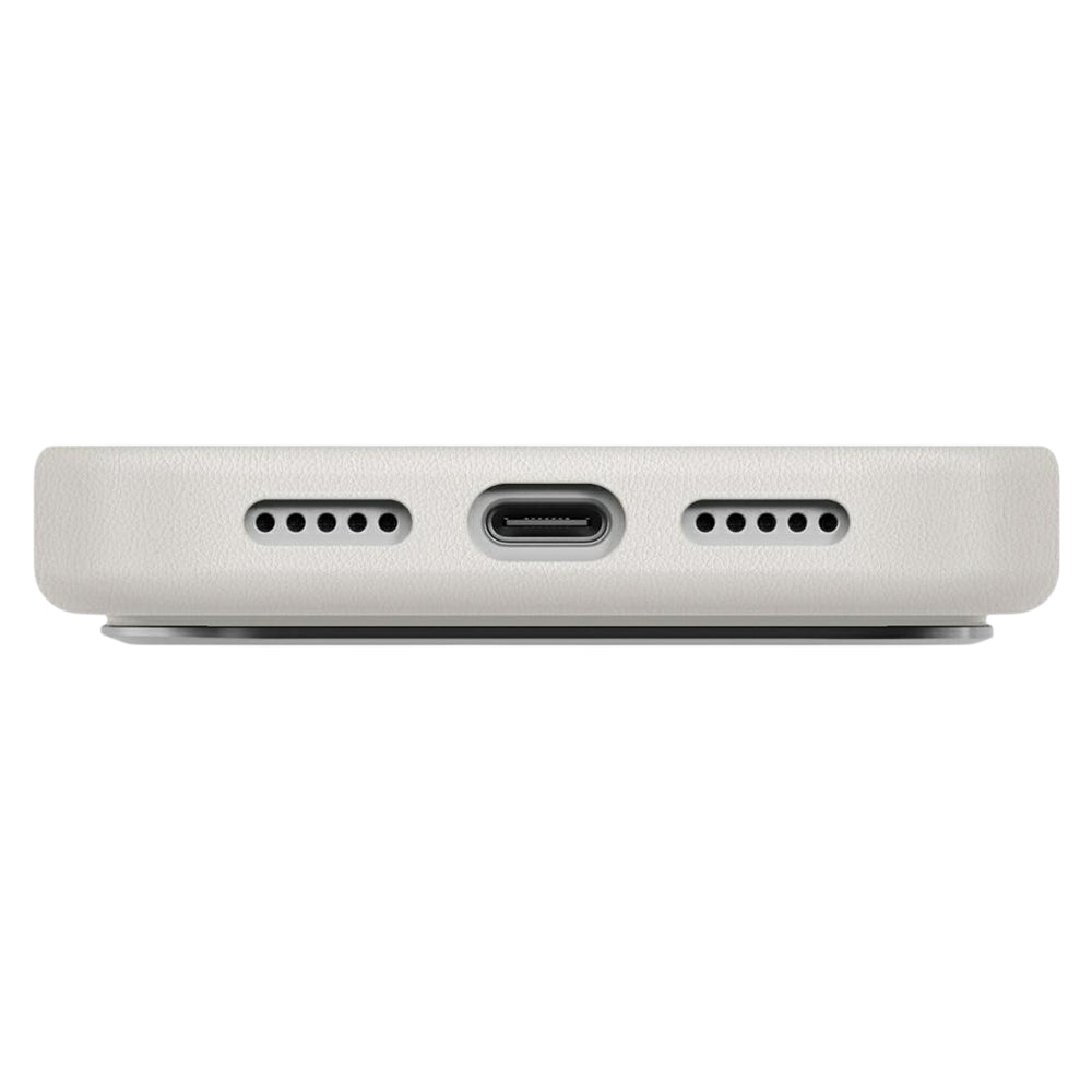 Funda para Apple iPhone 17 Pro Max, UNIQ, Lyden Leatherette, Gris