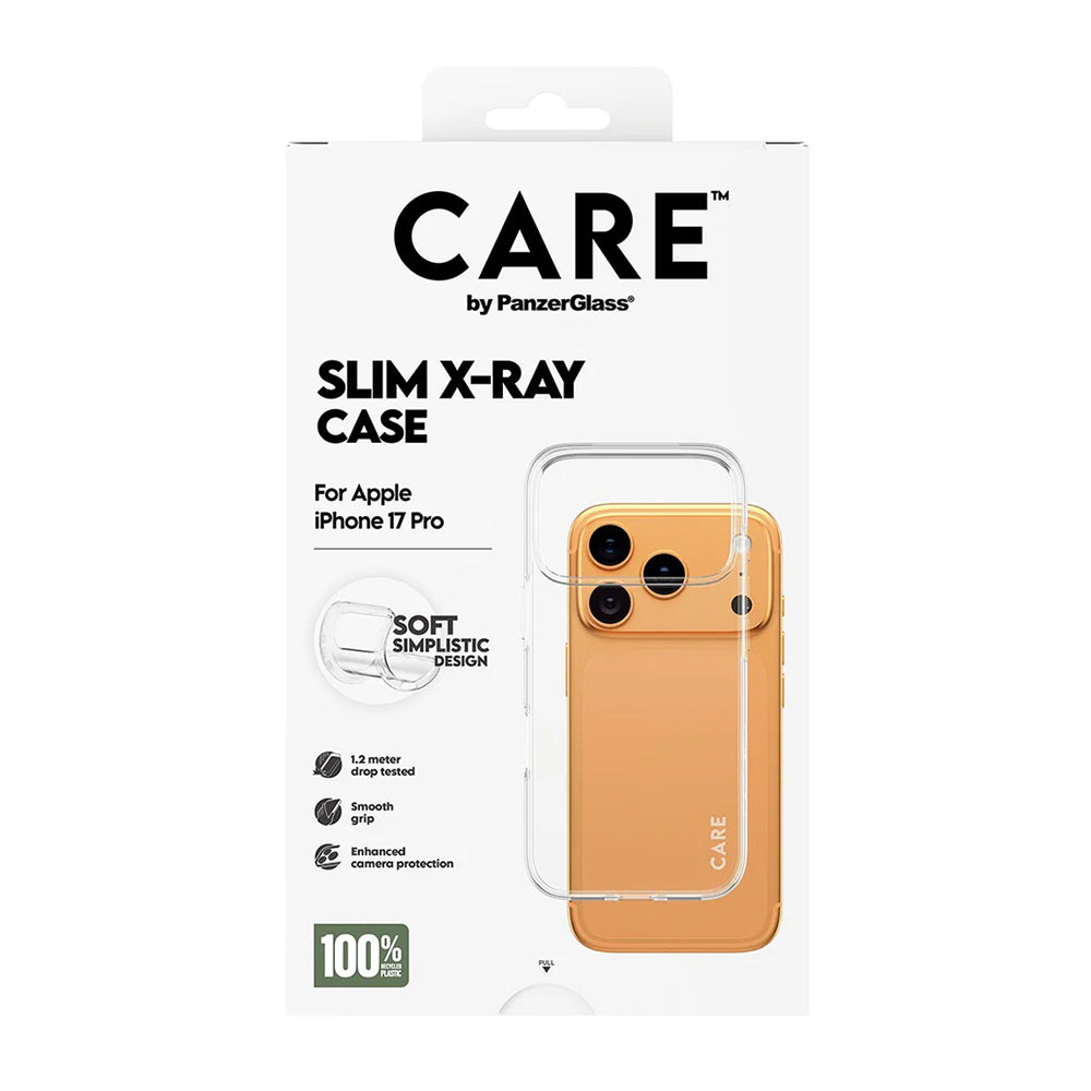 Funda para Apple iPhone 17 Pro, PanzerGlass, Care Fashionable X-ray, Transparente