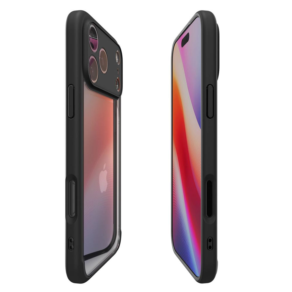 Funda para Apple iPhone 17 Pro, Spigen, Ultra Hybrid, Negra Mate ACS10343