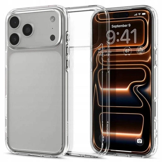 Funda para Apple iPhone 17 Pro, Spigen, Ultra Hybrid, Transparente