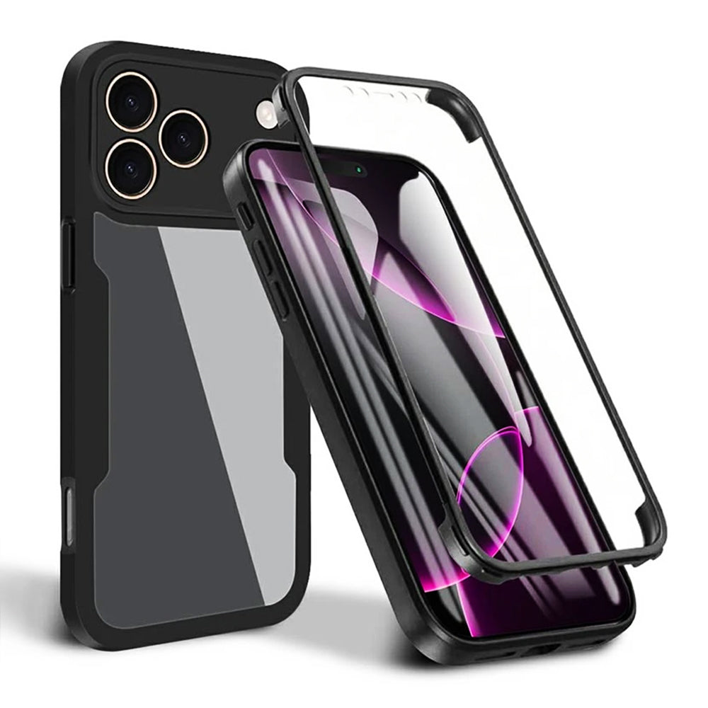 Funda para Apple iPhone 17 Pro, Techsuit, ColorVerse 360, Negra