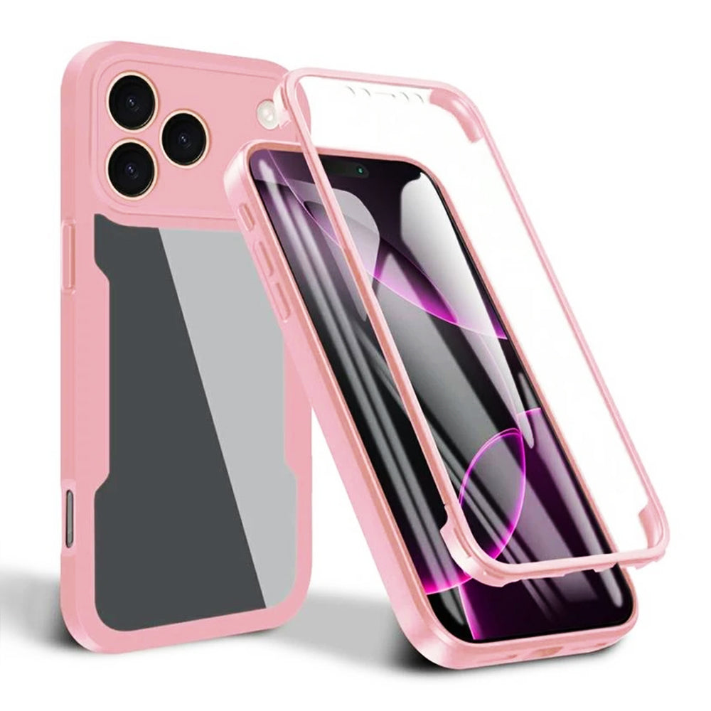 Funda para Apple iPhone 17 Pro, Techsuit, ColorVerse 360, Rosa