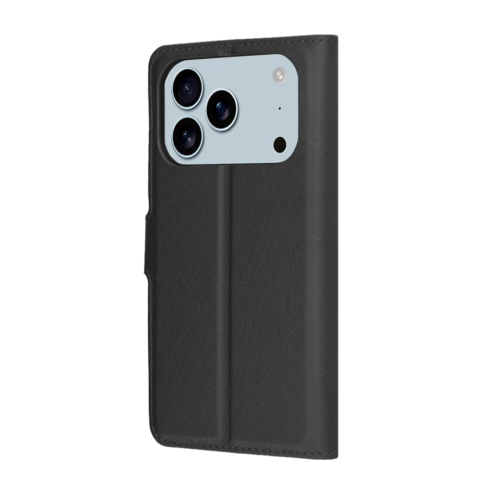 Funda para Apple iPhone 17 Pro, Techsuit, Leather Folio, Negra