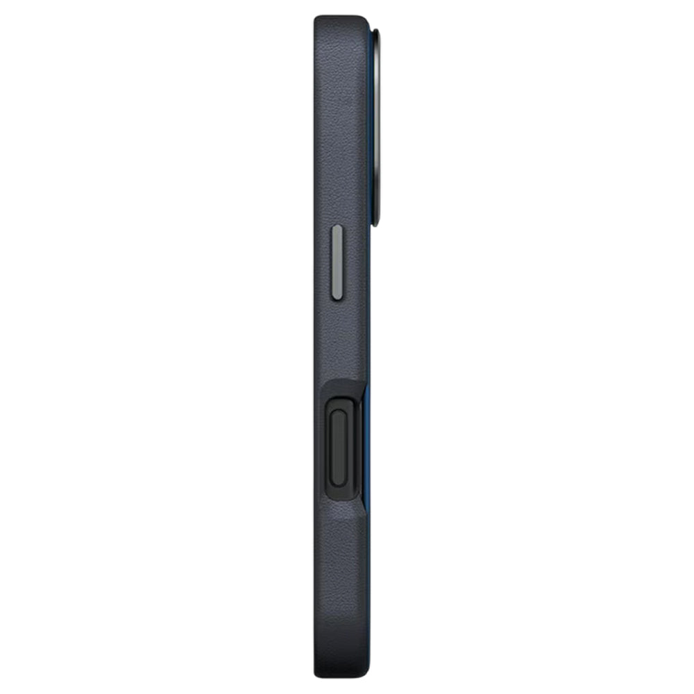 Funda para Apple iPhone 17 Pro, UNIQ, Lyden Leatherette, Azul Negro