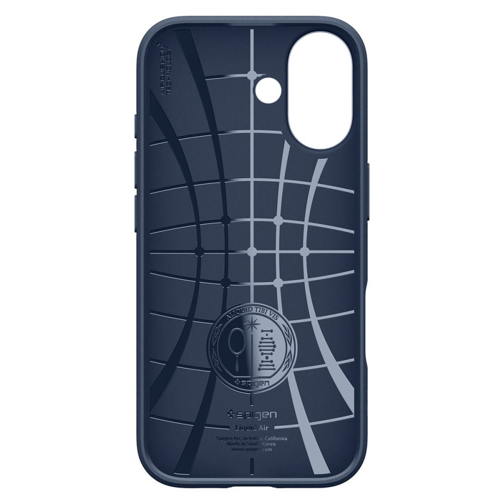 Funda para Apple iPhone 17, Spigen, Liquid Air, Azul Marino ACS10370